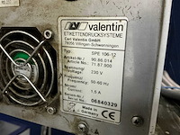Valentin spe 106-12 etiketteermachine - afbeelding 3 van  11