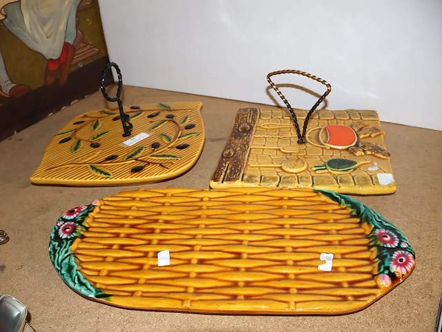 Vallauris serveerschaal (x3) - afbeelding 1 van  5