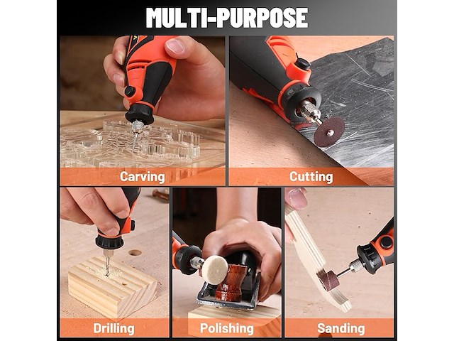 Valuemax mini multifunctioneel gereedschap 130w - afbeelding 3 van  4