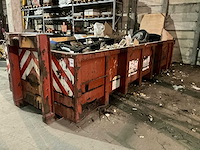 Valvan afzet afvalcontainer met inhoud - afbeelding 1 van  4