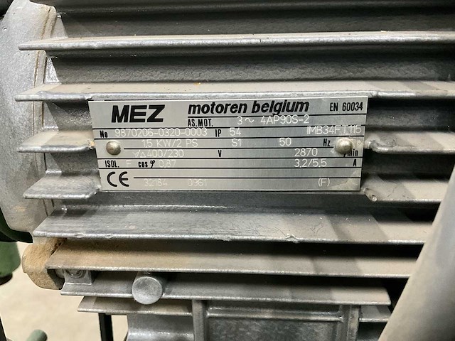 Van den abeele horontale langgatboormachine - functioneel - afbeelding 2 van  3