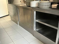 Van gestel l-vormige rvs werktafel - afbeelding 2 van  21