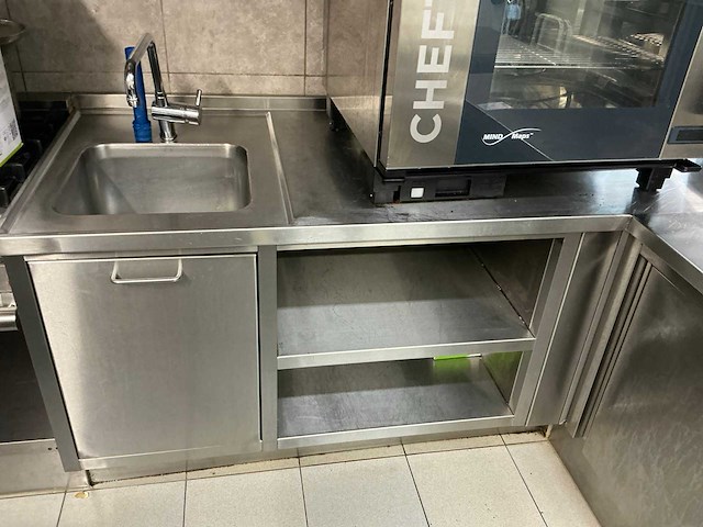 Van gestel l-vormige rvs werktafel - afbeelding 6 van  21