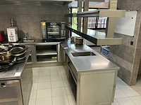Van gestel l-vormige rvs werktafel