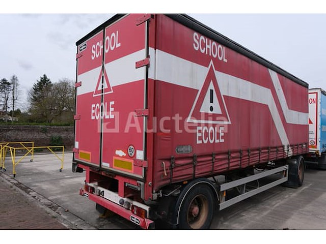 Van hool 2k1016 schuifgordijn dolly trailer (2004-vin:ye12k1016aa403189) - afbeelding 3 van  45