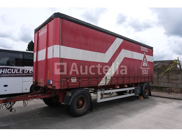Van hool 2k1016 schuifgordijn dolly trailer (2004-vin:ye12k1016aa403189) - afbeelding 12 van  45
