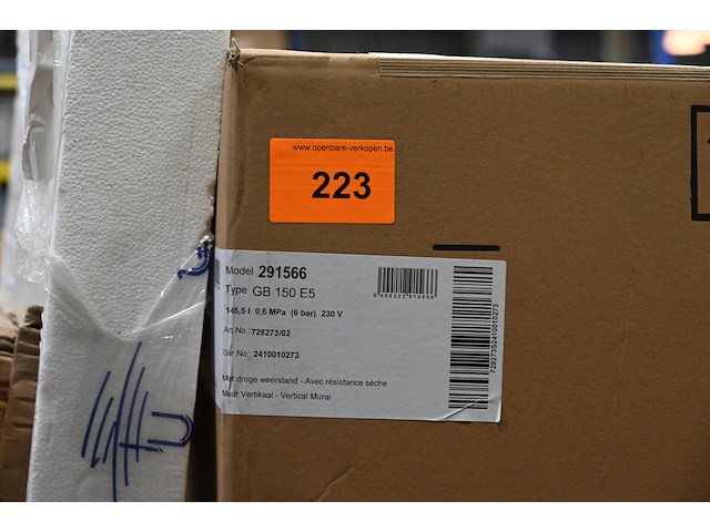 Van marcke boiler gb150 - afbeelding 1 van  2