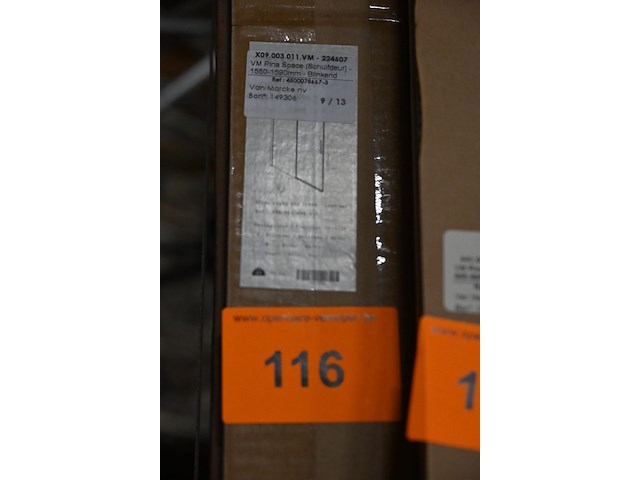 Van marcke pina schuifdeur 1559-1590mm - afbeelding 1 van  2
