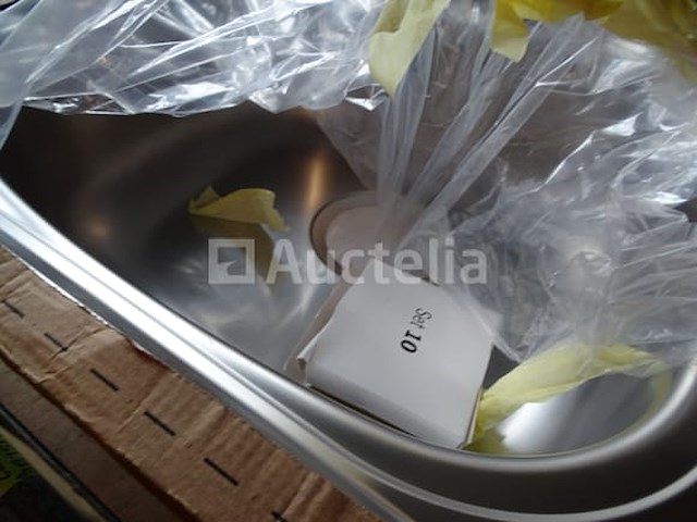 Van marcke vera professionele nieuwe gootsteen van roestvrij staal (bak + afvoerbak) - afbeelding 2 van  6