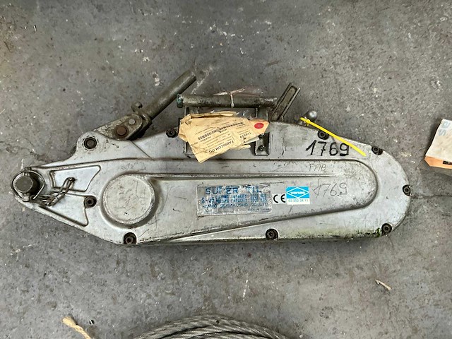 Vanas - supertil 3.2t - staaldraad takel tirfors - afbeelding 2 van  5