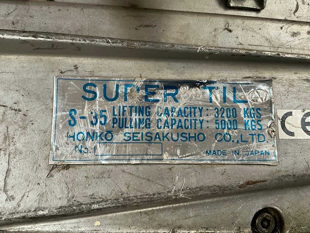 Vanas - supertil 3.2t - staaldraad takel tirfors - afbeelding 5 van  5