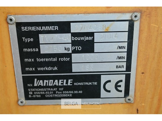 Vandaele hakselaar op aanhangwagen - afbeelding 10 van  15