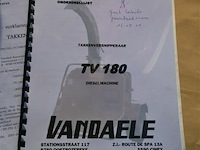 Vandaele houtversnipperaar op aanhangwagen - afbeelding 2 van  18