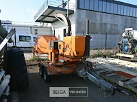 Vandaele houtversnipperaar op aanhangwagen