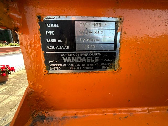 Vandaele tv 170 tuinhakselaar - afbeelding 3 van  3