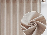 Vangao gordijnen, linnen gordijnen met voering - afbeelding 1 van  4