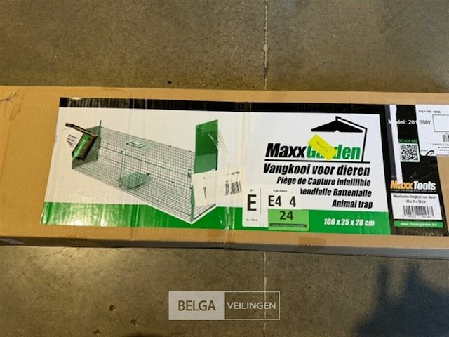 Vangkooi voor ratten van 100x25x28cm - dubbele ingang - opvouwbaar - afbeelding 3 van  3