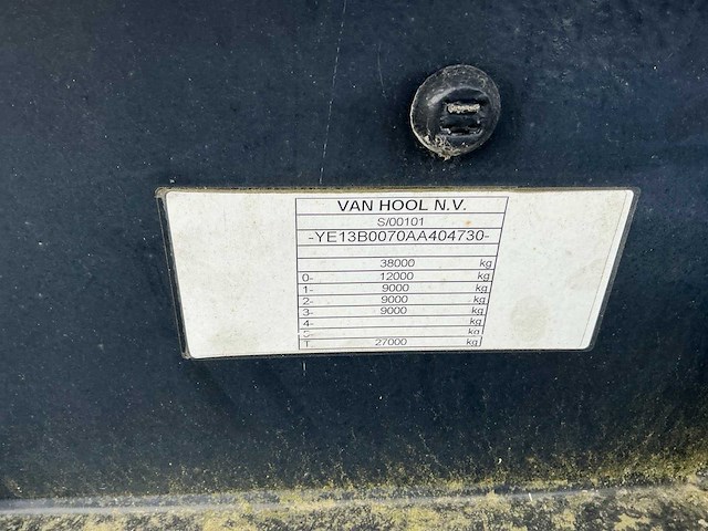 Vanhool s/00101 oplegger intern transport - afbeelding 13 van  14
