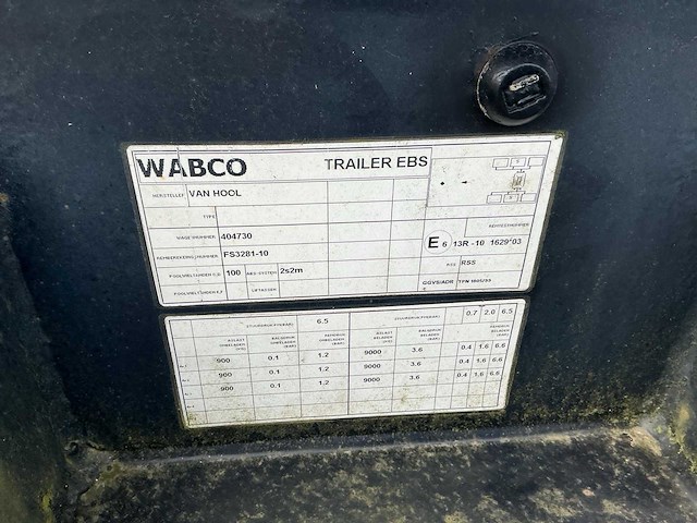 Vanhool s/00101 oplegger intern transport - afbeelding 6 van  14