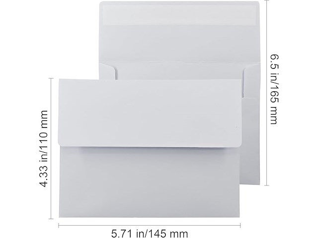 Vanra 150 stuks a2 uitnodigingsenveloppen - afbeelding 2 van  4