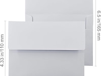 Vanra 150 stuks a2 uitnodigingsenveloppen - afbeelding 2 van  4