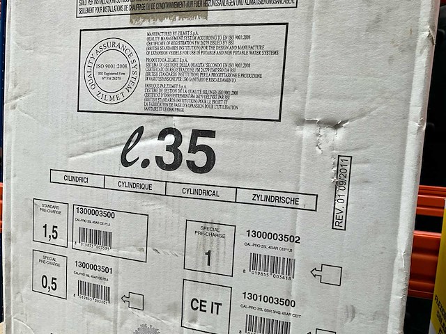 Varem expansievat ongebruikt (6x) - afbeelding 3 van  9