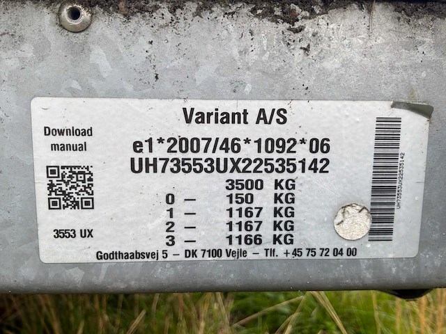Variant 3553ux aanhangwagen - afbeelding 4 van  18