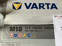 Varta m18 batterij 12v 180 ah - afbeelding 2 van  2