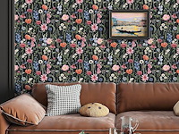 Varypaper behang met bloemen, 3 rollen - afbeelding 6 van  6