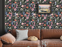 Varypaper behang met bloemen, 4 rollen - afbeelding 6 van  6