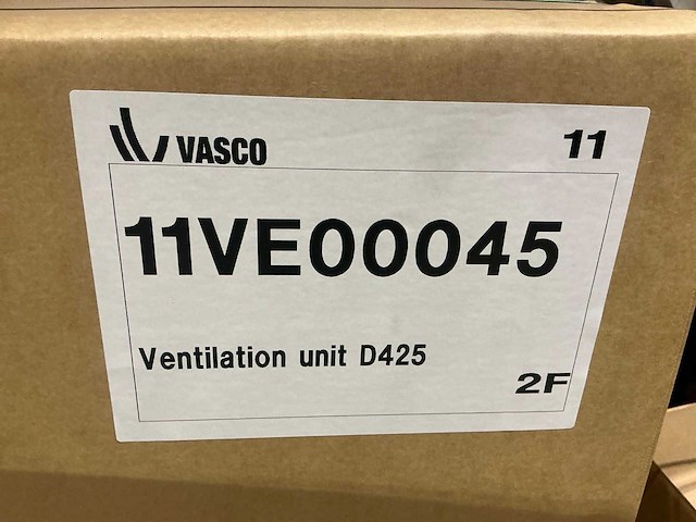 Vasco d425 ventilatie unit - afbeelding 3 van  4