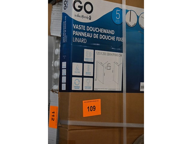 Vaste douchewand linard - afbeelding 2 van  2