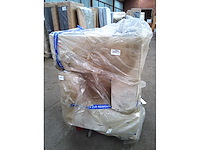 Vaste panoramische hoekbank - beige corduroy - afbeelding 6 van  14