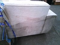 Vaste panoramische hoekbank - beige corduroy - afbeelding 13 van  14