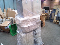 Vaste panoramische hoekbank - beige corduroy - afbeelding 9 van  10