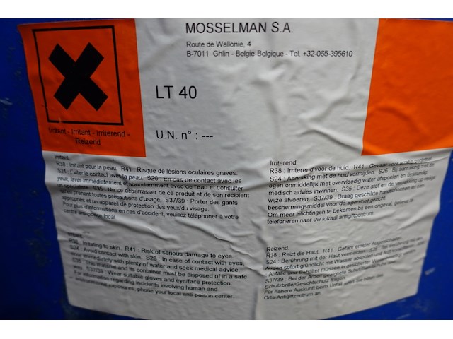 Vat trithanolamine lauryl sulfate lt40 - afbeelding 2 van  3