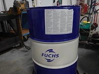 Vatenkar met samoa pomp en vat olie 250l