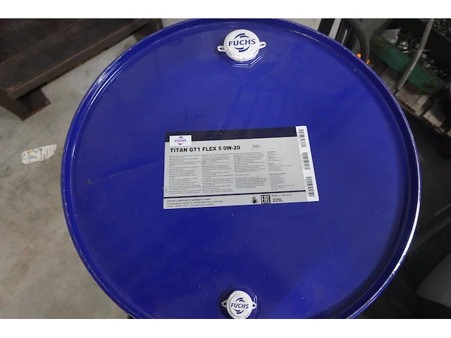 Vatenkar met samoa pomp en vat olie 250l - afbeelding 3 van  7