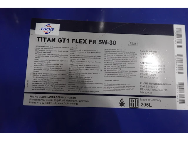 Vatenkar met samoa pomp en vat olie plm 250l - afbeelding 4 van  6