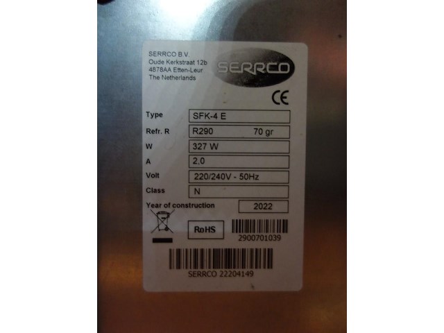 Vatenkoelkast serrco - afbeelding 4 van  6