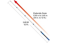 Vaughan 3,7m verfverlenging, hoogafstands telescopische verfbevestiging – 050201e - afbeelding 4 van  8