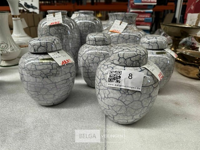 Vazen in chinees porselein - afbeelding 2 van  4