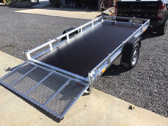 Vdm - multicarrier - 2025 - platte oplegger - trailer - afbeelding 4 van  13