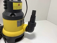 Vdt garden vuilwater- dompelpomp ipx8 - met vlotter - geel/zwart - afbeelding 4 van  8