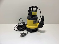 Vdt garden vuilwater- dompelpomp ipx8 - met vlotter - geel/zwart - afbeelding 7 van  8