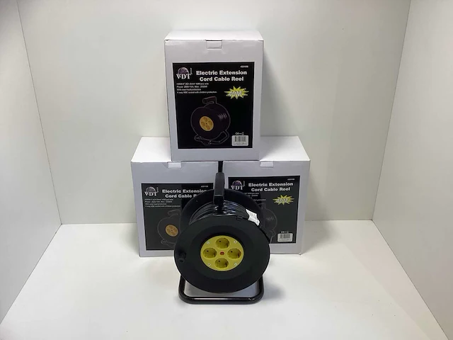 Vdt snoer- kabelhaspel - 40 meter - 230v (3x) - afbeelding 2 van  10