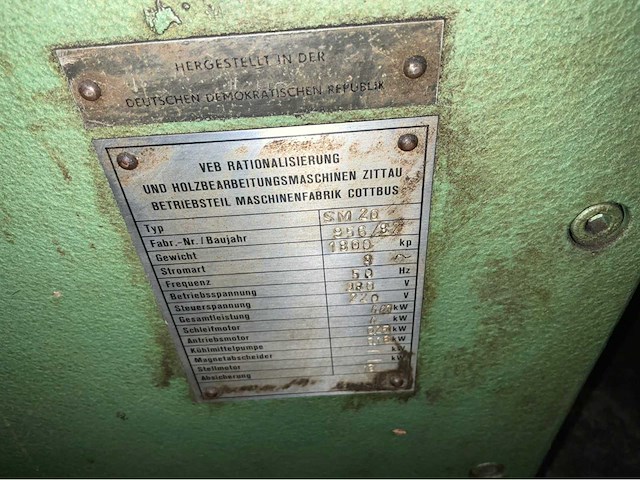 Veb sm 20 messenslijpbank - afbeelding 8 van  8