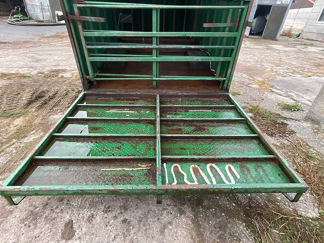 Veeaanhangwagen ongeremd hydraulische laadklep - afbeelding 2 van  19