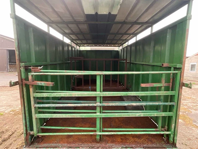 Veeaanhangwagen ongeremd hydraulische laadklep - afbeelding 3 van  19