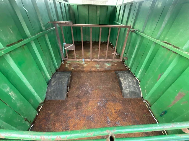 Veeaanhangwagen ongeremd hydraulische laadklep - afbeelding 6 van  19